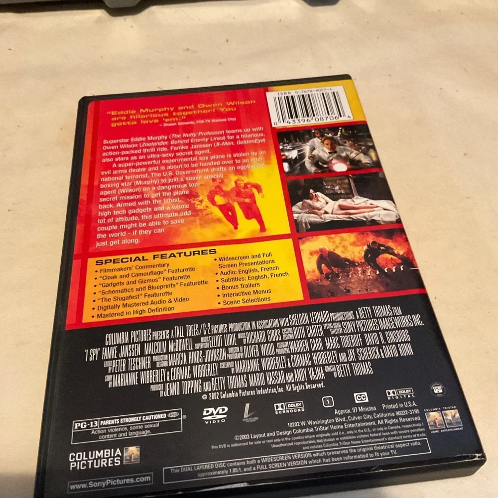 Columbia Pictures dvd spy